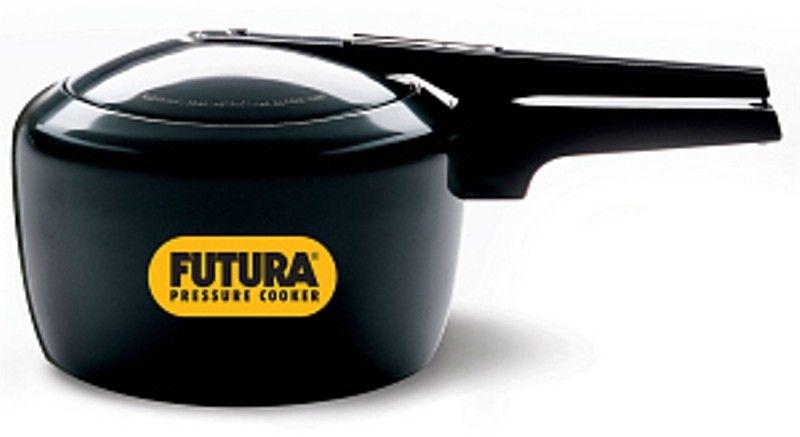 Hawkins FP7J Futura Hard Anodized Pressure Cooker, 7 Litre, Black