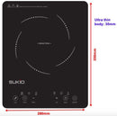 SUKIO INDUCTION COOKER PORTABLE 2000W (SK-20CB08T) NZ CERTIFIED