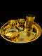 Hammered Brass/Gold Colour plated 6 piece thali set