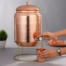 Water/Drink Dispenser 100% Pure Copper 18 Litre Pot with stand