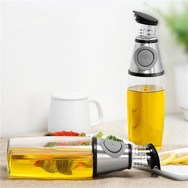 Oil Dispenser Bottle for Kitchen with Measurement Scale Cooking -500ml