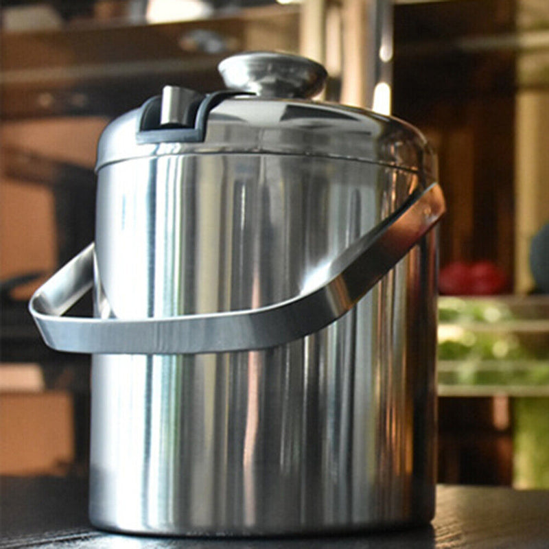 Stainless Steel Ice Bucket  with ice clip