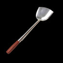 Shovel Scoop Stainless Steel Wok Spatula with Bamboo Handle