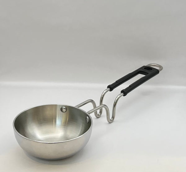 Tadka Pan triply Stainless Steel Pan, Induction Pan, Silver