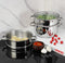 Vinod 3 tier stainless steel steamer