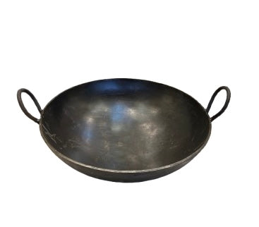 Iron round Kadhai/kadai /wok heavy commercial/domestic