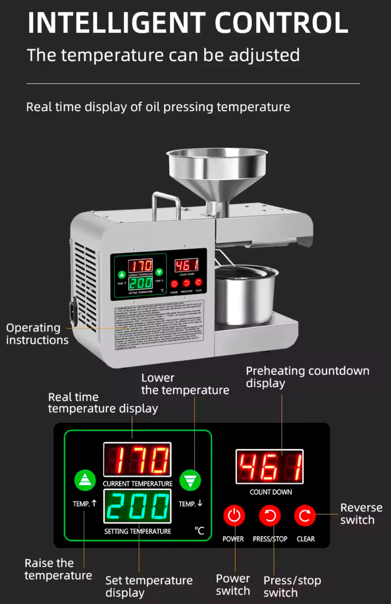 Oil press machine