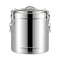 Stainless Steel Hot Pot with Side Handle (Silver) 3 sizes