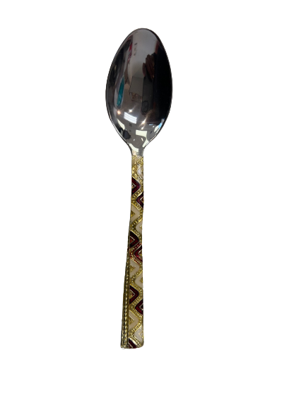 Meenakari pooja spoon