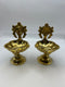 Brass Shanku Chakra Diya Pair