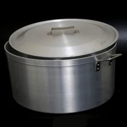 Shibu Aluminium Shallow Pot Size 32-48 Commercial/ Domestic