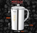 Mintage laser design Stainless Steel Water Pitcher jug 1.5L