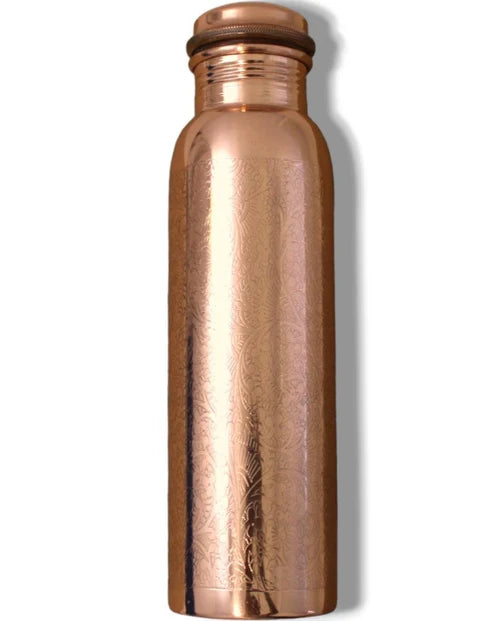 PURE COPPER BOTTLE AND 2 GLASS SET (Designer)