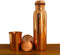 PURE COPPER BOTTLE AND 2 GLASS SET (Designer)