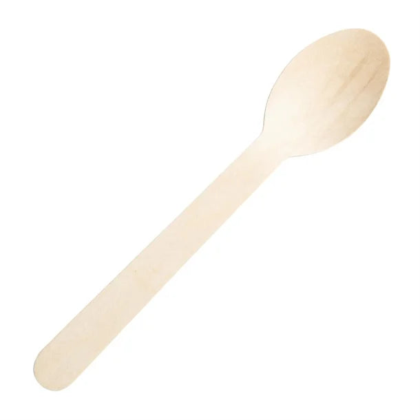 Disposable Eco friendly wooden spoon 20pc