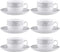 LaOpala Diva Persian silver Tea Cup & Saucers Set of 6