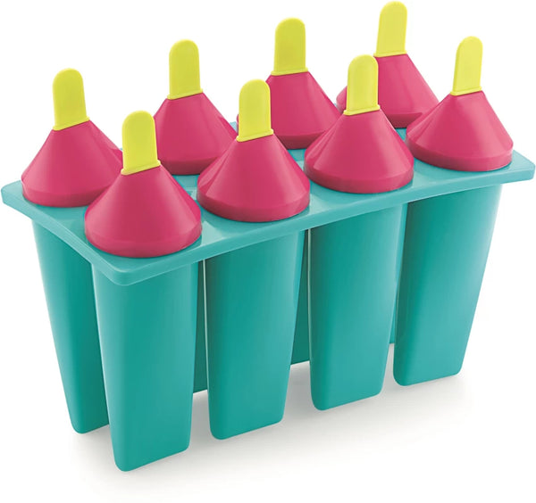 Reuseable Ice Cream/popsicle / Kulfi Plastic sancha/mould 8pc