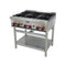 6 Burner ULPG/NG Gas Cooktop Stove Hob - Commercial Kitchen Ranges & Stoves + Stand - Gasmax