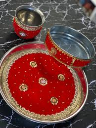 Karwa Chauth 3 piece Thali set