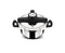 Stahl Versatil Triply Stainless Steel Pressure Cooker & Lid, 5 Ltr