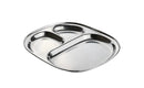 Steel Partition Plate / Thali Food Grade/ pav bhaji plate 1 pc