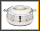 Bohara Sheikha Gold Stainless Steel insulated casserole 4 sizes