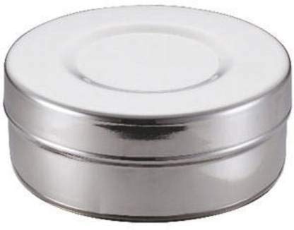 Stainless Steel Storage Container 1pc Dia 10.5cm Height: 4cm approx.