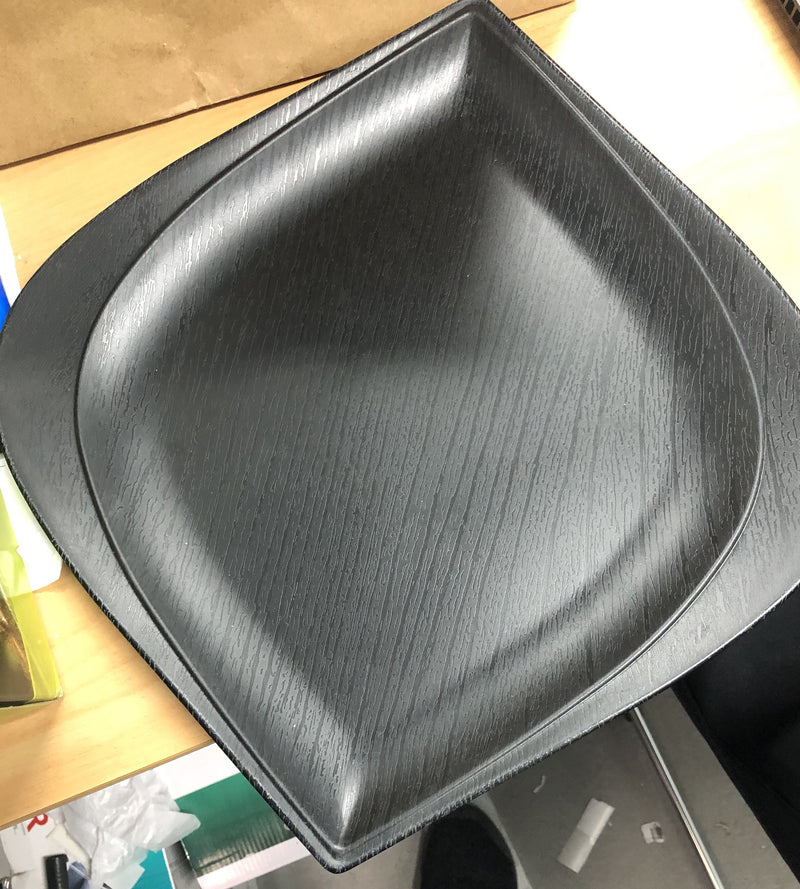 Servewell Trinity Big Plate K-1053 Black melamine - The Kitchen Warehouse