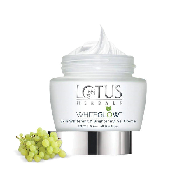 Lotus Herbals Whiteglow Skin Whitening And Brightening Gel Cream (SPF-25) - 35 gm