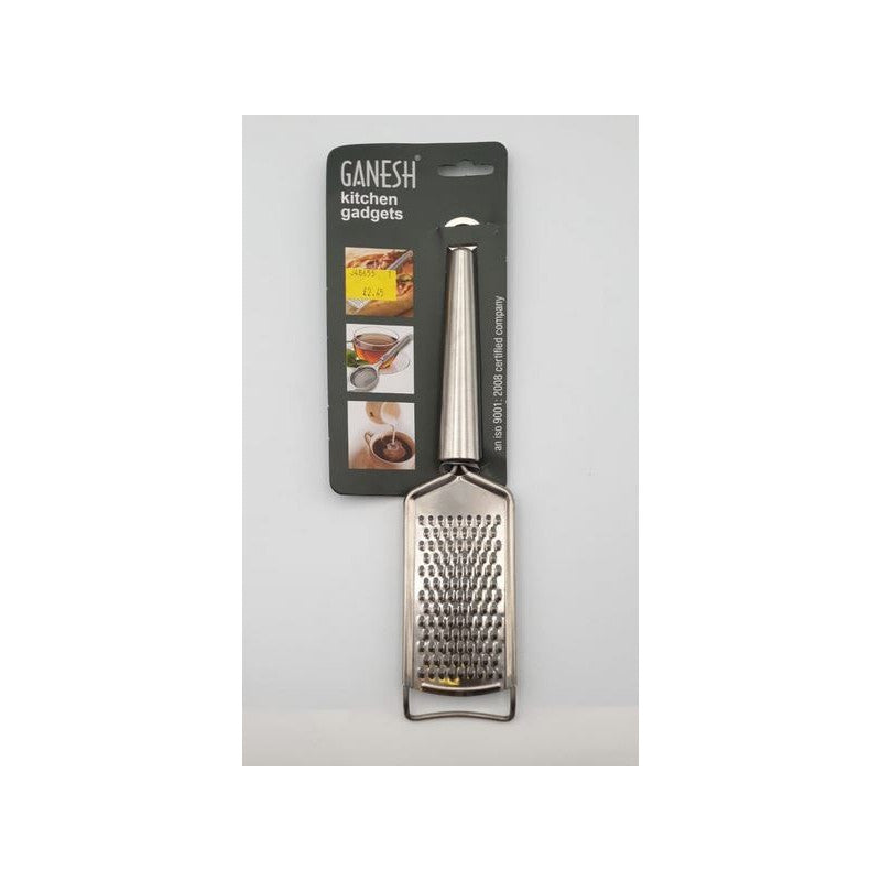 Ganesh Brushed Steel Grater Flat