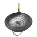 Chinese Iron wok kadai long handle - The Kitchen Warehouse