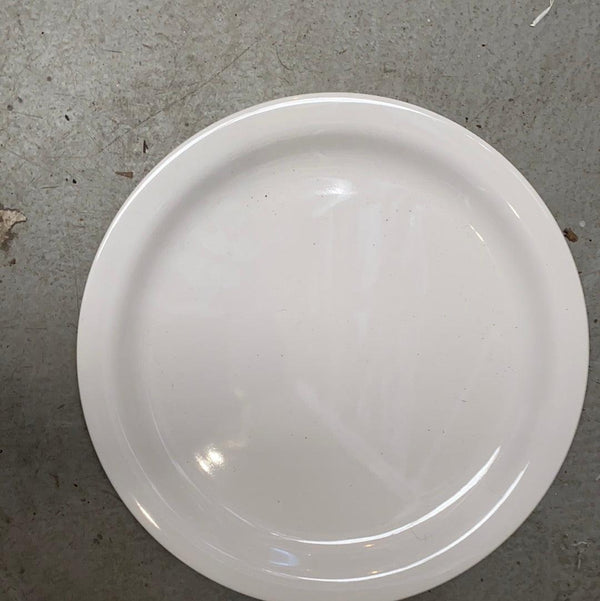 Melamine plate dinner plate big white 1pc - The Kitchen Warehouse