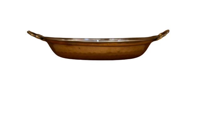 Copper Steel Serving Platter